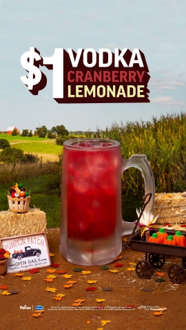Celebrate the Season of Togetherness with Applebee’s $1 Vodka Cranberry Lemonade (Graphic: Business Wire)
