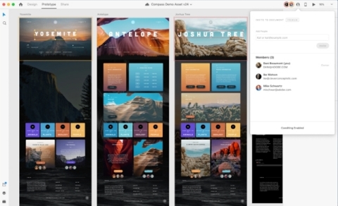 Adobe XD Coediting (beta) (Graphic: Business Wire)