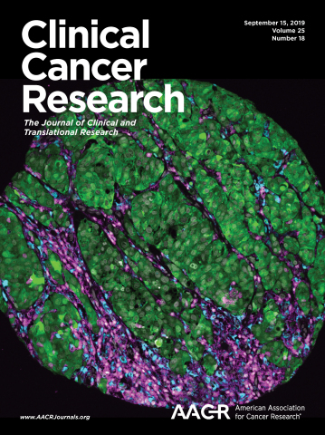 GeoMx DSP featured on the cover of the September issue of the journal Clinical Cancer Research. (Photo: Business Wire)