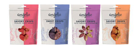 Angelic Bakehouse Sweet and Savory Sprouted Crisps (Graphic: Business Wire)