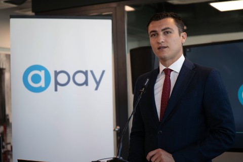 Malta Government Parliamentary Secretary Hon. Silvio Schembri inaugurates aPay headquarters on 4 November 2019 (Photo: Business Wire)