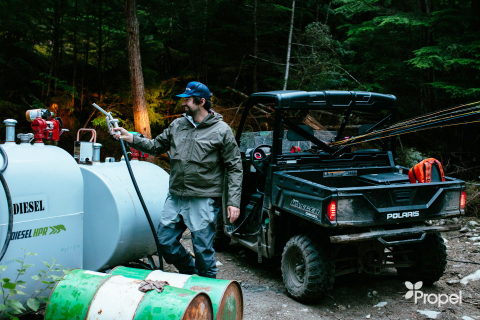 All of the lodge’s power generators and diesel-powered trucks are now running on Diesel HPR, reducing emissions, while having a reliable, efficient, and powerful energy source for the vehicles and buildings in camp. (Photo: Business Wire)