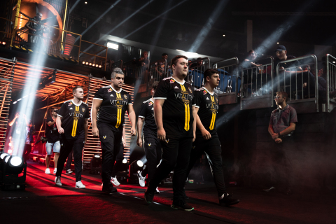 Team Vitality Counter Strike players (from left to right): Alex 'ALEX' McMeekin, Cédric 'RpK' Guipouy, Mathieu 'ZywOo' Herbaut, Dan 'apEX' Madesclaire. (Photo: Business Wire)