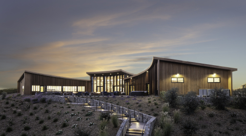 The new Bouchaine Visitor Center in Napa Valley's Carneros. (Photo: Business Wire)