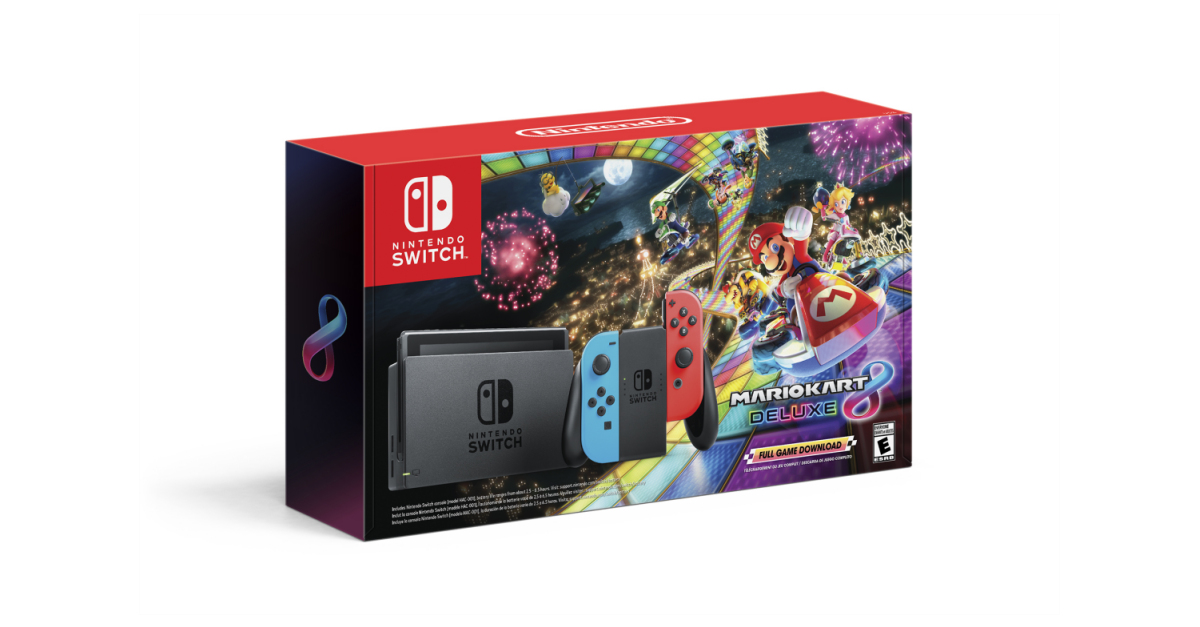 nintendo switch neon & mario & sonic at the olympic games tokyo 2020 bundle