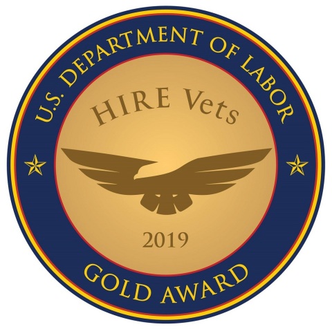 Cobham Advanced Electronic Solutions receives 2019 HIRE Vets Medallion Program Award from the U.S. Department of Labor (Graphic: Business Wire)
