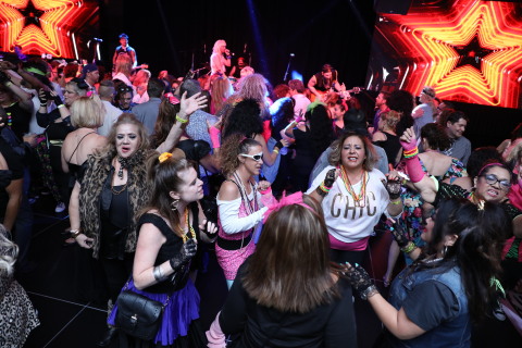 Guests enjoying live entertainment during the Awesome 80's Prom Night at Viejas Casino & Resort. (Photo: Business Wire)