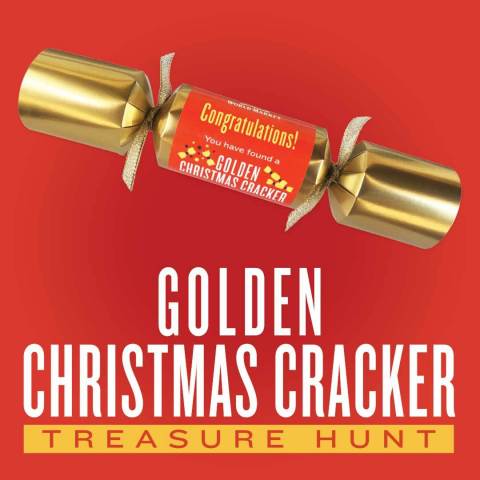 Cost Plus World Market Kicks off the Holidays with its Golden Christmas Cracker Treasure Hunt (Graphic: Business Wire)