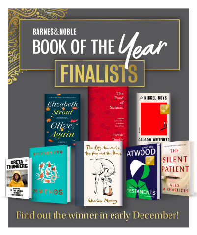 Barnes & Noble's finalists for the Book of the Year.