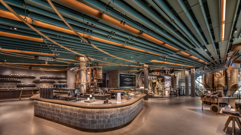 Today Starbucks unveiled the Reserve Roastery Chicago, which opens its doors to the public on Friday, November 15. (Photo: Business Wire)