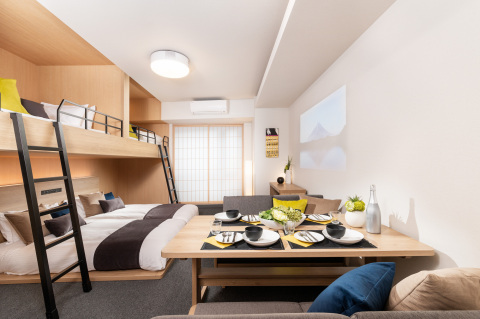 Deluxe Theater Apartment with Loft Beds (Photo: Business Wire)