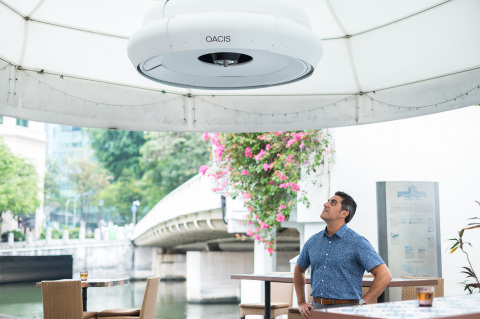 Phononic and Temasek Foundation Introduce First-of-its-kind Sustainable Outdoor Active Cooling in Singapore (OACIS) (Photo: Business Wire)