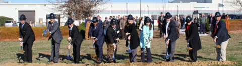 Meggitt leadership breaks ground with federal, state and local government partners. (Photo: Business Wire)