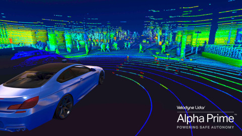 Velodyne Alpha Prime™ is a significant step forward in enabling the advancement of the autonomous vehicle and robot industries. (Photo: Velodyne Lidar)