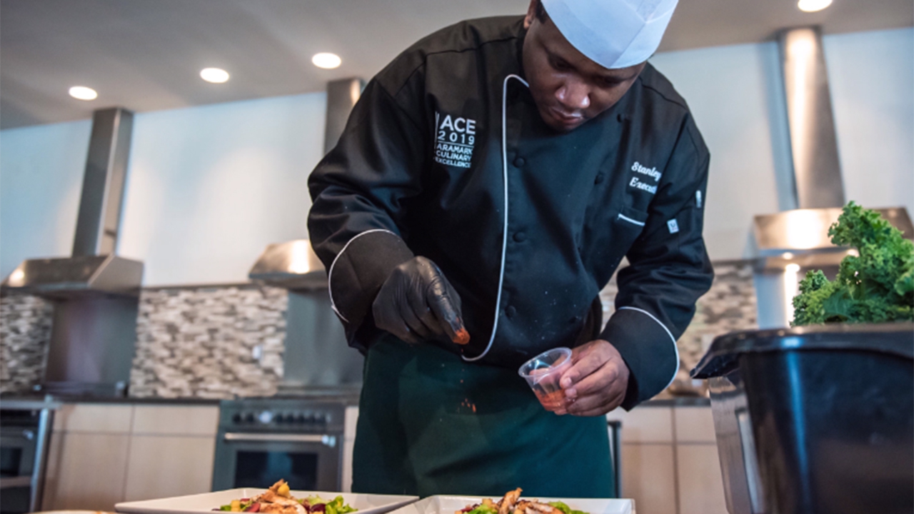 15 top chefs from Aramark will compete in the 2019 National Team Finals of Aramark’s Culinary Excellence Competition on November 20, 2019, in Philadelphia, PA.