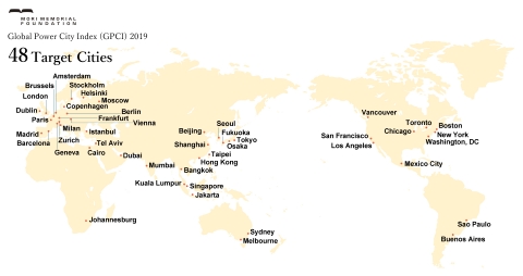 Informe GPCI 2019 de la Fundación Mori Memorial Foundation: Londres pierde empuje, Tokio se muestra lenta y París tiende a subir