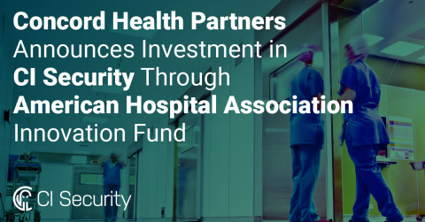 Concord Health Partners and CI Security are now working together to improve cybersecurity for hospitals and healthcare systems. (Graphic: Business Wire)