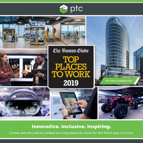 PTC Named a Top Place to Work for Third Consecutive Year (Photo: Business Wire)