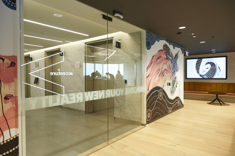 The Perth Innovation Hub features specially commissioned artwork from The Molony Brothers (Photo: Business Wire)