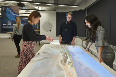Accenture’s “DARQ mine” demo features as part of the experiences on offer at Accenture’s new innovation hub in Perth, Western Australia (Photo: Business Wire)