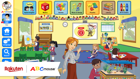 Education technology leader Age of Learning has partnered with Rakuten, Inc., to bring ABCmouse English Learning Academy to families in Japan. (Graphic: Business Wire)