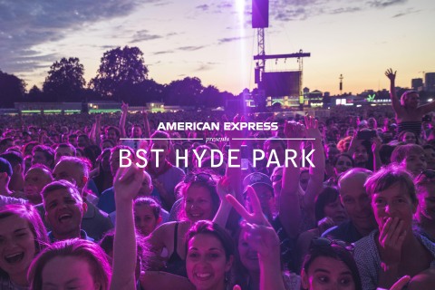 AEG, the world’s leading sports and live entertainment company, today announced that American Express will be the new presenting partner for AEG’s leading European festival, BST Hyde Park in London. (Graphic: Business Wire)
