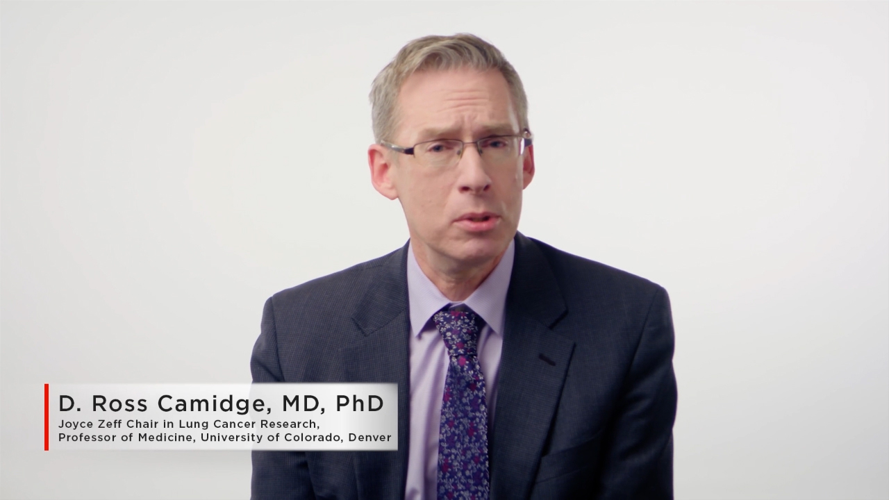 Understanding the ALTA-1L Trial and Second Interim Analysis Results: D. Ross Camidge, M.D., Ph.D., Joyce Zeff Chair in Lung Cancer Research, Professor of Medicine, University of Colorado Cancer Center, Denver
