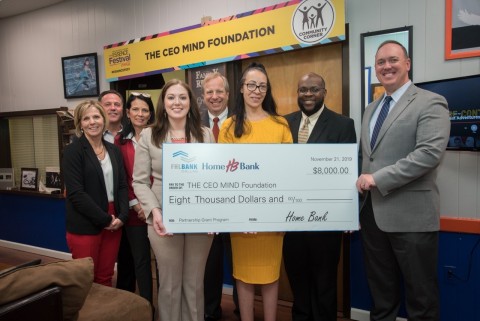Home Bank and FHLB Dallas awarded $8K in grant funds to The CEO Mind Foundation to help support science, technology, engineering, arts and math programming in Baton Rouge. (Photo: Business Wire)