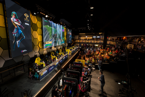 HyperX Esports Arena Las Vegas hosted the Grand Final of the Simon Cup, a national esports competition, featuring 64 top amateur Fortnite players. (Photo: Christopher DeVargas/Allied Esports)