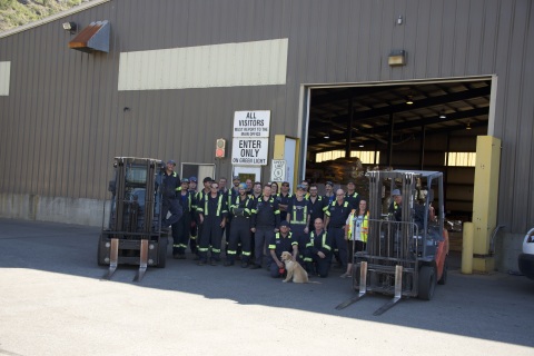 In order to expand capacity, KC Recycling is adding an additional shift to the production schedule, creating new jobs in the Kootenay region of British Columbia. It is also investing significant capital in production equipment to increase daily throughput. The investments include an automated conveyance and storage system at the company's facility in Trail, British Columbia. (Photo: Business Wire)