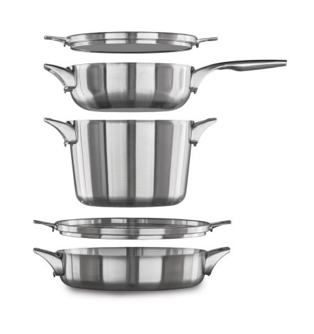 BJ's Wholesale Club announced unbeatable Cyber Week deals on Nov. 27, 2019 on a wide range of items, including the Calphalon Premier Space Saving Stainless Steel Supper Club Cookware, 5-Piece Set for $119.99. (Photo: Business Wire)
