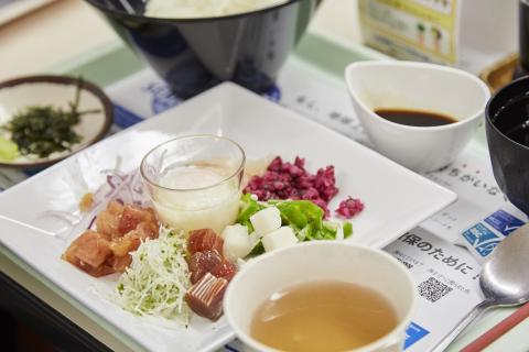 Sustainable seafood served at Panasonic's staff canteens (Photo: Business Wire)