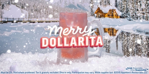 Eat, Drink and Be Merry DOLLARITA this December at Applebee’s®  (Graphic: Business Wire)