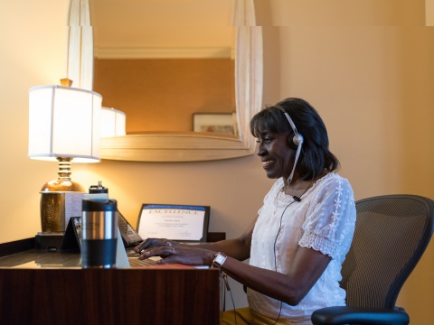 Hilton Reservation and Customer Care Specialist Phyllis Clark. (Photo: Business Wire)