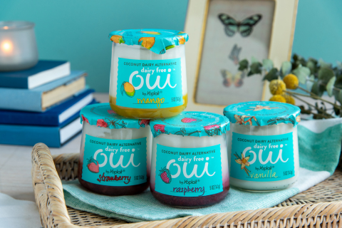 Today Yoplait unveiled its first premium plant-based, non-dairy option in the U.S., which squarely aligns with growing consumer interest plant-based foods. New Oui Dairy Free Coconut Dairy Alternative is made with a coconut base and paired with flavors such as vanilla, strawberry, mango, and raspberry to deliver a creamy and indulgent taste experience. Oui Dairy Free is currently in limited release and will be widely available nationwide in January 2020. (Photo: Yoplait)