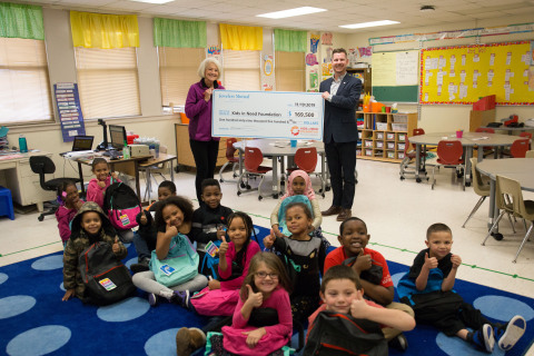 Kids In Need Foundation Donation (Photo: Business Wire)