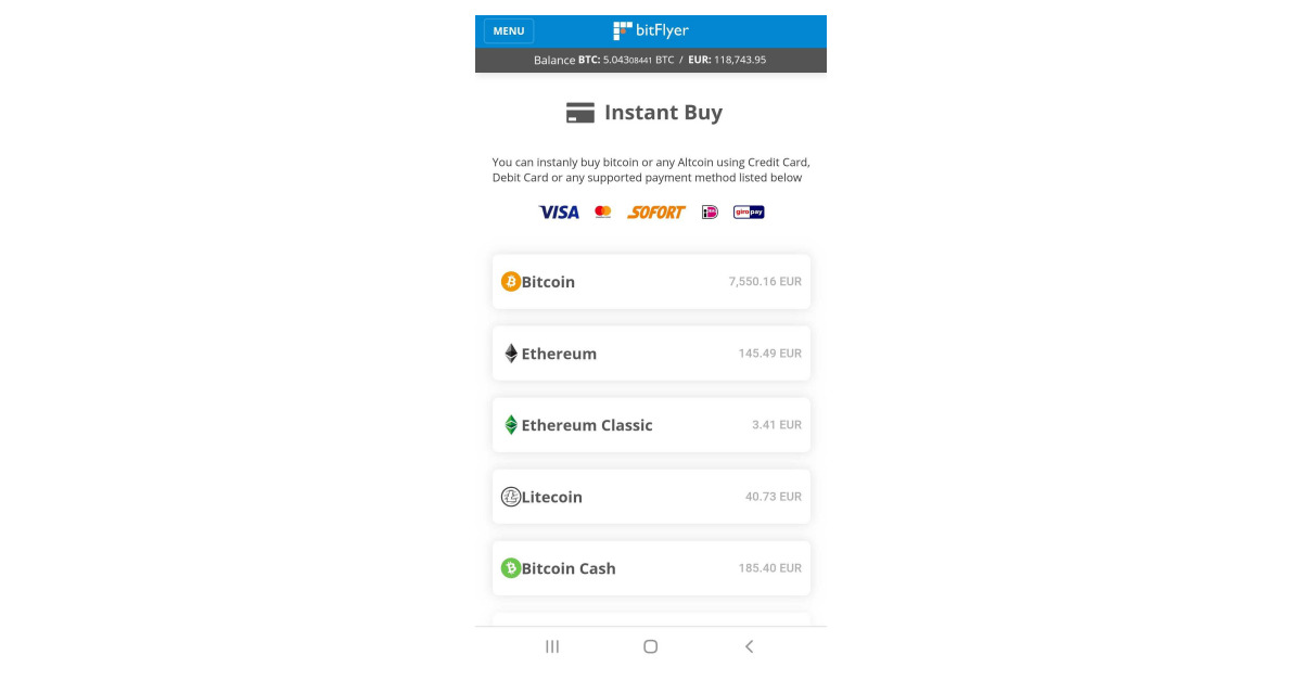 Bitflyer Launches Instant Buy To Make Buying Cryptocurrency More Accessible Business Wire