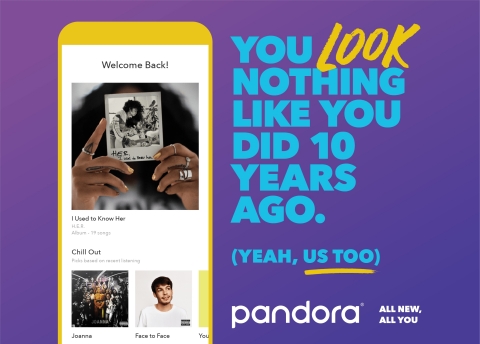 Discover The All-New Pandora: All New. All Improved. All You. (Graphic: Business Wire)