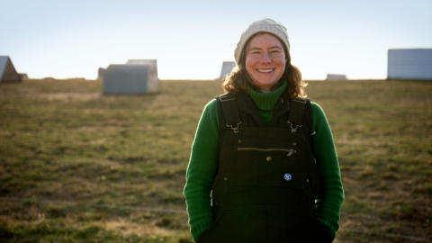 April Wilson, Niman Ranch farmer. Photo courtesy of Chipotle.