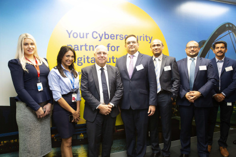 Wipro Launches NextGen Cybersecurity Defence Centre in Melbourne, Australia. From left to right: Katerina Taipova, Assistant Manager, International Ops Team, Wipro Ltd; Garima Sinha, Director, APJ Geo Marketing Head, Wipro Ltd; Tim Pallas, Minister for Economic Development, Parliament of Victoria; Praveen Nichani, General Manager, ANZ Public Sector, Wipro Ltd; Jayeshkumar Harimadhavan Warier, Practice Head, Cybersecurity Services, Asia Pacific and Japan, Wipro Ltd; Claude Khoury, Director, Cybersecurity & Risk Services, Wipro Ltd; Jayakumar Nair, Senior Manager, International Ops Team, Wipro Ltd (Photo: Business Wire)