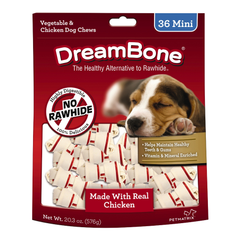 Members can spoil their furry friends with treats and toys from BJ’s Wholesale Club, such as DreamBone Mini Vegetable and Chicken Dog Chews, 36 ct. (Photo: Business Wire)