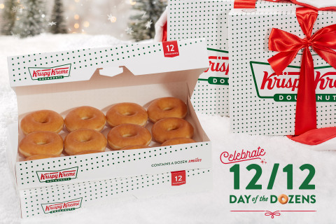 On 12/12, fans will be offered a dozen Original Glazed Doughnuts for just $1 with the purchase of any dozen at regular price (Photo: Business Wire)