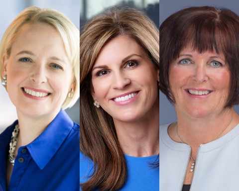 Julie Sweet, the CEO of Accenture, Jennifer Morgan the Co-CEO of SAP, and Margaret Keane, the CEO of Synchrony, will be the Co-Chairs of the 2020 Great Place to Work For All Summit. (Photo: Business Wire)