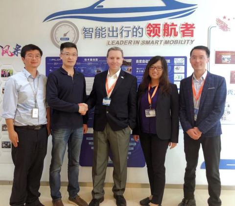 Quanergy and Geely formalize their partnership. (Photo: Business Wire)