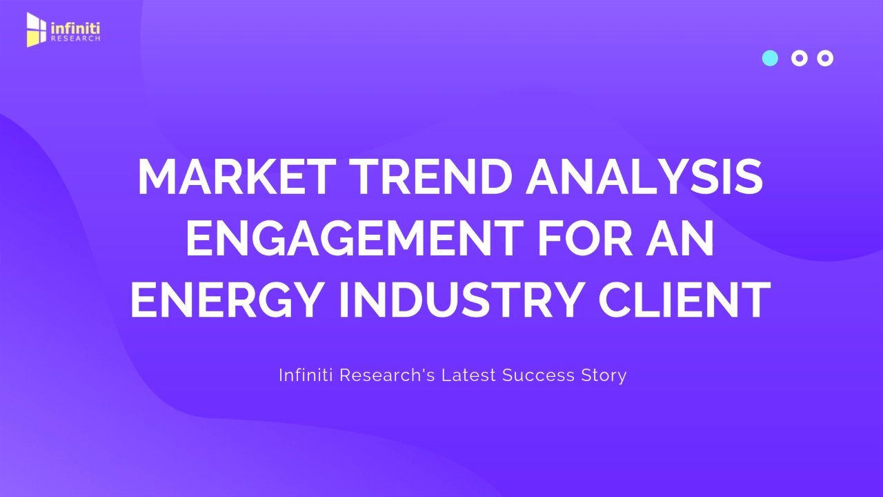 Infiniti’s Trend Analysis Solution Reduced Production Costs by 27% for an Energy Industry Client