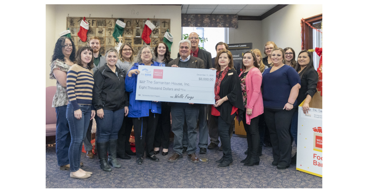 8K Grant Awarded to Samaritan House, Inc. in Las Vegas, New Mexico