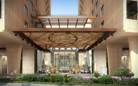 Entrance of Andaz Dubai The Palm (Photo: Business Wire)