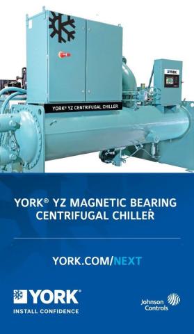 YORK® YZ Magnetic Bearing Centrifugal Chiller (Photo: AETOSWire)