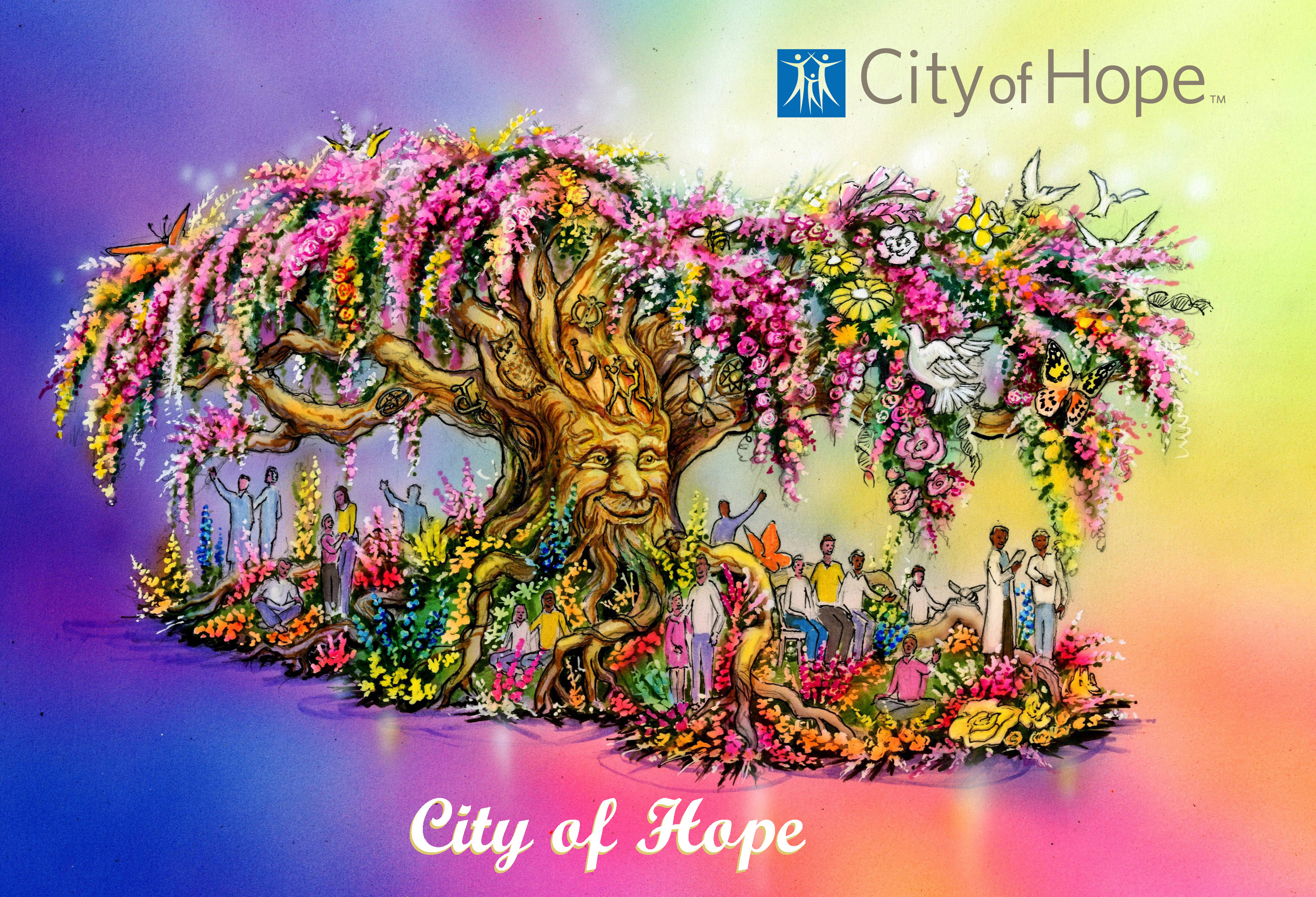 Hernández and Claire to be on City of Hope's Rose Parade float