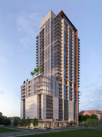 Two Hermann Place in Houston TX. A Nitya Capital and Tema Development LLC project breaking ground in Q1 of 2020. (Photo: Business Wire)